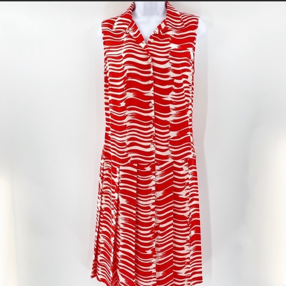 CAbi Brushstroke Dress Size M - Picture 2 of 8